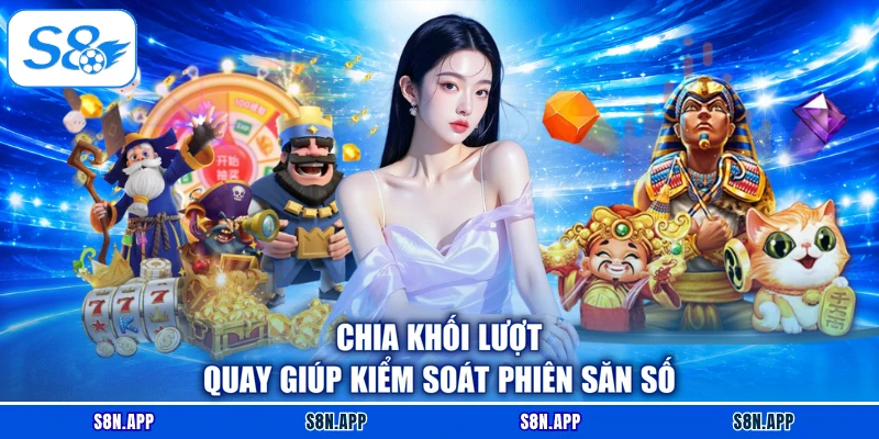 Chia khối lượt quay giúp kiểm soát phiên săn số Chia khối lượt quay giúp kiểm soát phiên săn số