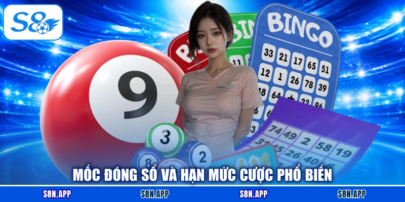 Mốc đóng sổ và hạn mức cược phổ biến