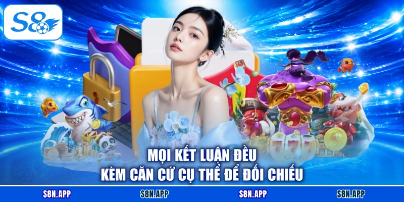 Mọi kết luận đều kèm căn cứ cụ thể để đối chiếu Mọi kết luận đều kèm căn cứ cụ thể để đối chiếu