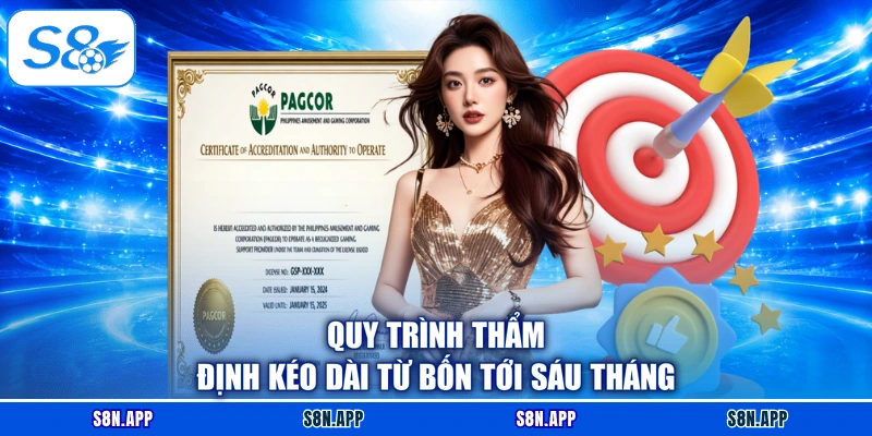Quy trình thẩm định kéo dài từ bốn tới sáu tháng